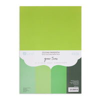 Цветна хартия DP Craft 20 броя – green tones
