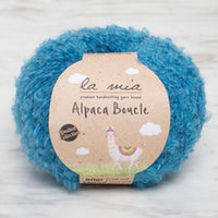 Прежда La Mia Alpaca Boucle 50 гр – крем светла