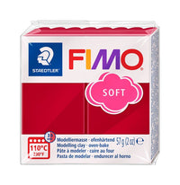FIMO Мека полимерна глина 57g - Черешовочервен