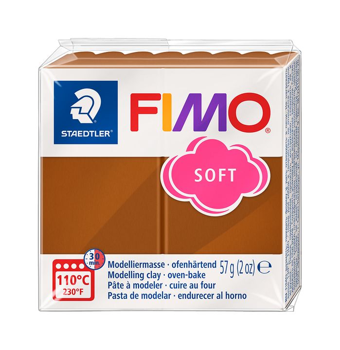 FIMO Мека полимерна глина 57g - Карамел