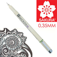 Флумастер за техническо чертане SAKURA Pigma Micron BLACK — изображение 4