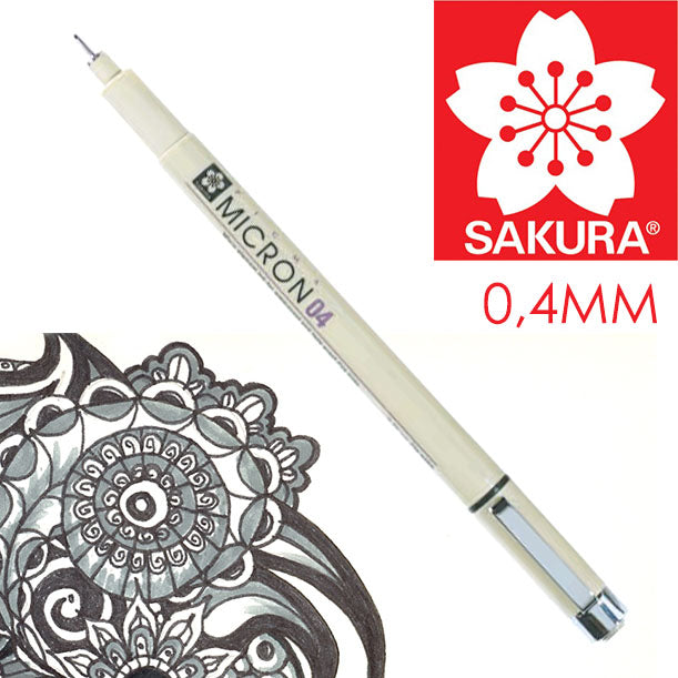 Флумастер за техническо чертане SAKURA Pigma Micron BLACK — изображение 5