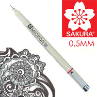 Флумастер за техническо чертане SAKURA Pigma Micron BLACK — изображение 8