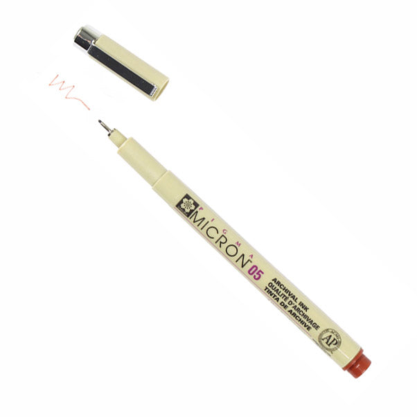 Флумастер за техническо чертане SAKURA Pigma Micron BROWN — изображение 1