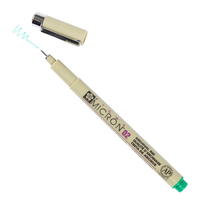 Флумастер за техническо чертане SAKURA Pigma Micron GREEN — изображение 1
