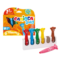 Флумастери Carioca Baby с объл връх, микс от цветове