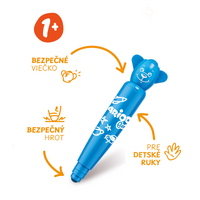Флумастери Carioca Baby с объл връх, микс от цветове