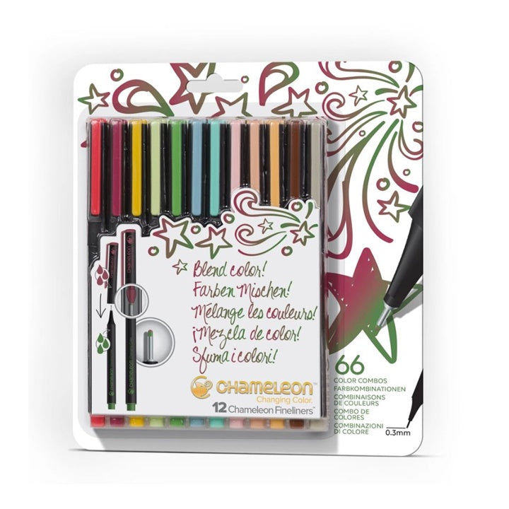 Флумастери Chameleon Designer Colors - комплект от 12 броя — изображение 1