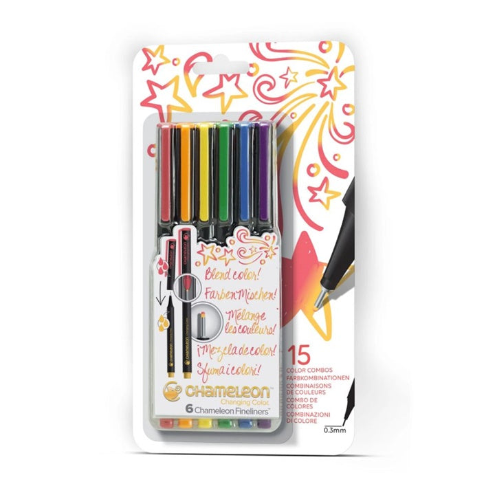 Флумастери Chameleon Primary Colors - комплект от 6 броя — изображение 1