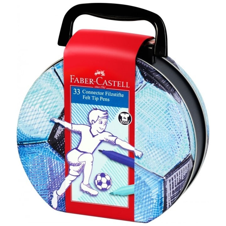 Флумастери Connector Faber-Castell Fudbal 33 броя — изображение 1