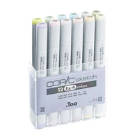 Флумастери COPIC Sketch Ex-4 - комплект от 12 броя — изображение 1
