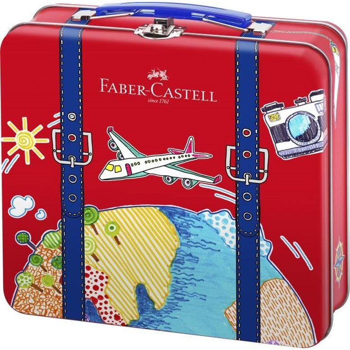 Флумастери Faber-Castell с клик капак в куфар от 40 броя — изображение 1