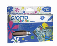 Флумастери GIOTTO DECOR метал - 5 цвята — изображение 1