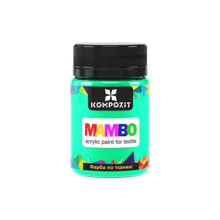 Флуоресцентна боя MAMBO за текстил и кожа 50 ml — изображение 3