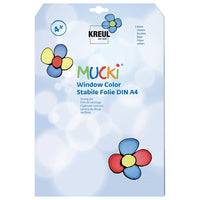 Фолио за бои за стъкло MUCKI KREUL - 3 листа A4 — изображение 1