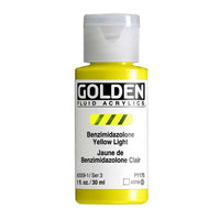 GOLDEN Течна акрилна боя 30 ml – Benzimidazolone Yellow Light