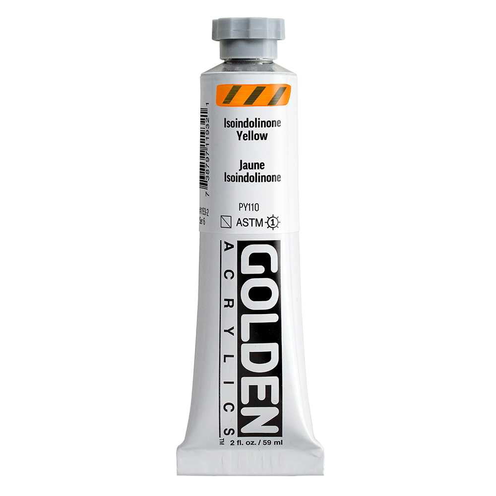 Акрилна боя GOLDEN Heavy Body 59 ml – Isoindolinone Yellow