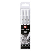 Гел моливи Sakura Gelly Roll bright white - 3 броя — изображение 4