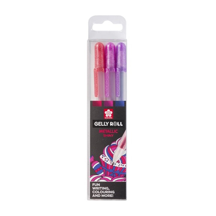 Гел моливи Sakura Gelly Roll METALLIC - 3 броя – sweets