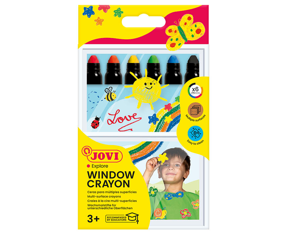 Гелови пастели за стъкло JOVI Jovidecor Glass – 6 бр.