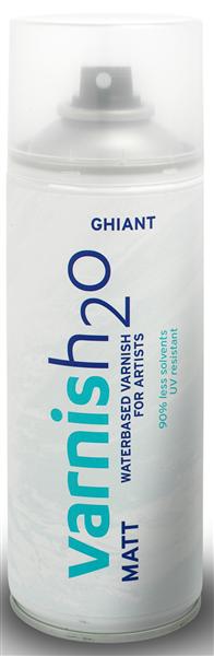 GHIANT H2O краен лак спрей Мат - 400 мл — изображение 1