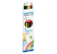 Шестоъгълни цветни моливи GIOTTO Colors 3.0 – 6 бр.