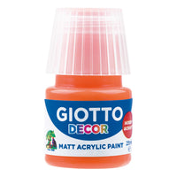 Giotto Decor матова акрилна боя 25 ml – оранжева