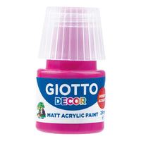 Giotto Decor матова акрилна боя 25 ml – пурпурна