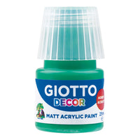 Giotto Decor матова акрилна боя 25 ml – смарагдово зелена