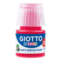 Giotto Decor матова акрилна боя 25 ml – вермилион червена