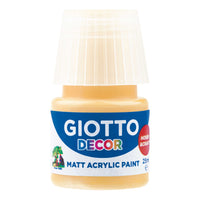 Giotto Decor матова акрилна боя 25 ml – златистожълта