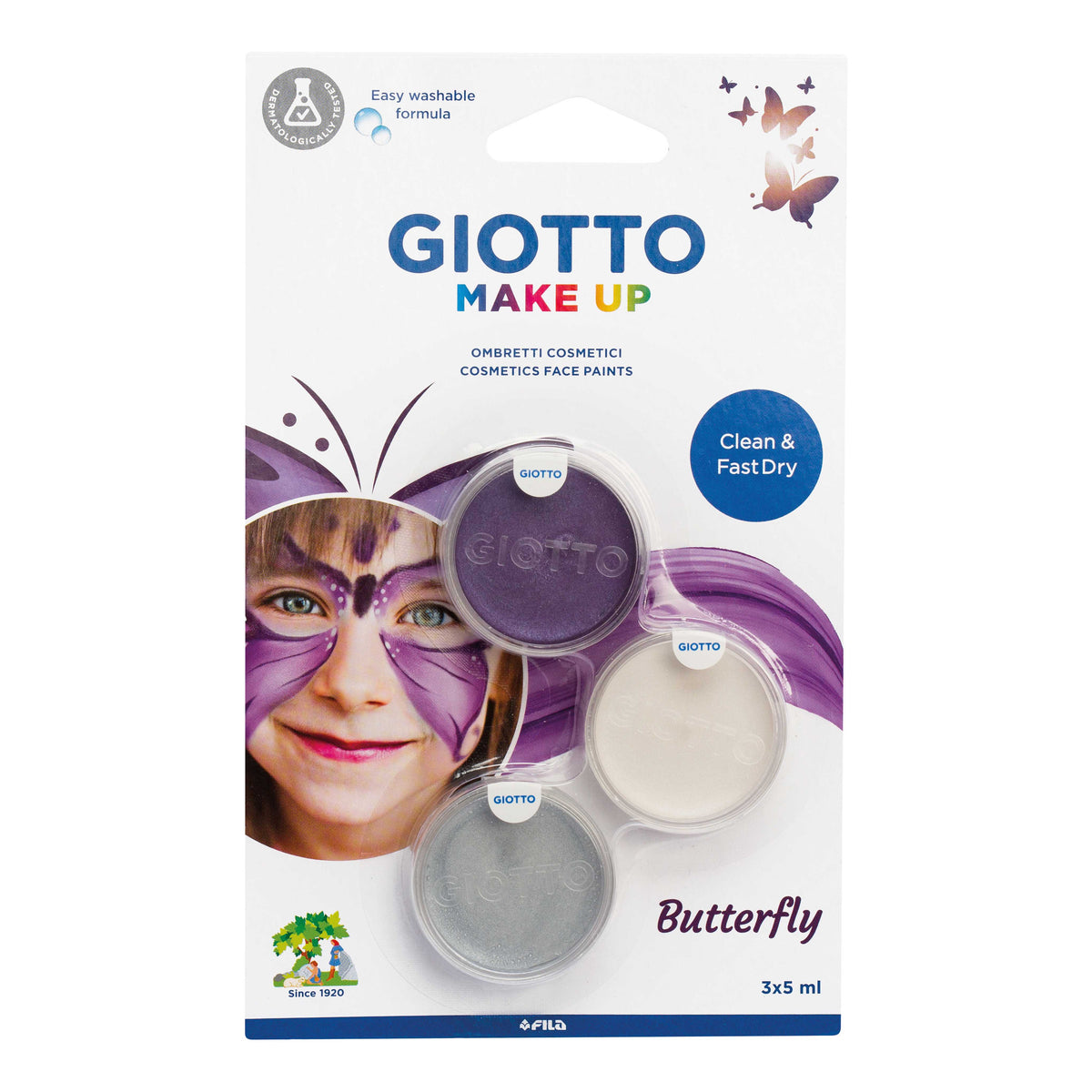 Giotto комплект бои за лице Пеперуда 3 x 5 ml