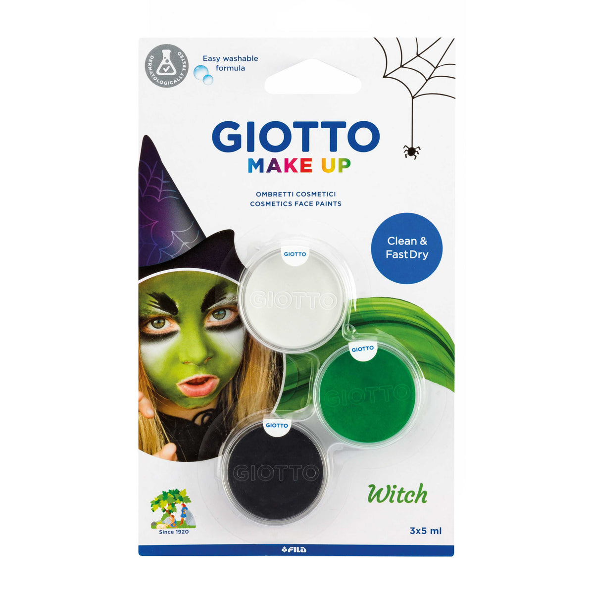 GIOTTO комплект бои за лице Вещица 3 x 5 ml