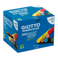 giotto robercolor безпрахови тебешири 100 бр. – цветно