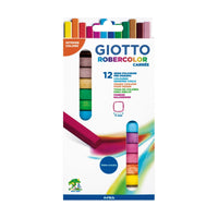GIOTTO Robercolor Carré цветни квадратни безпрахови тебешири 12 бр.
