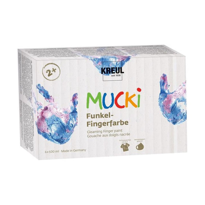Гланцирани детски бои за пръсти MUCKI — изображение 1