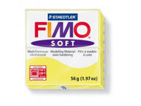 Глина за моделиране FIMO Soft термична обработка - 56 г - жълта