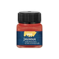 Javana Glitter текстилна боя 20ml – Рубинено червено