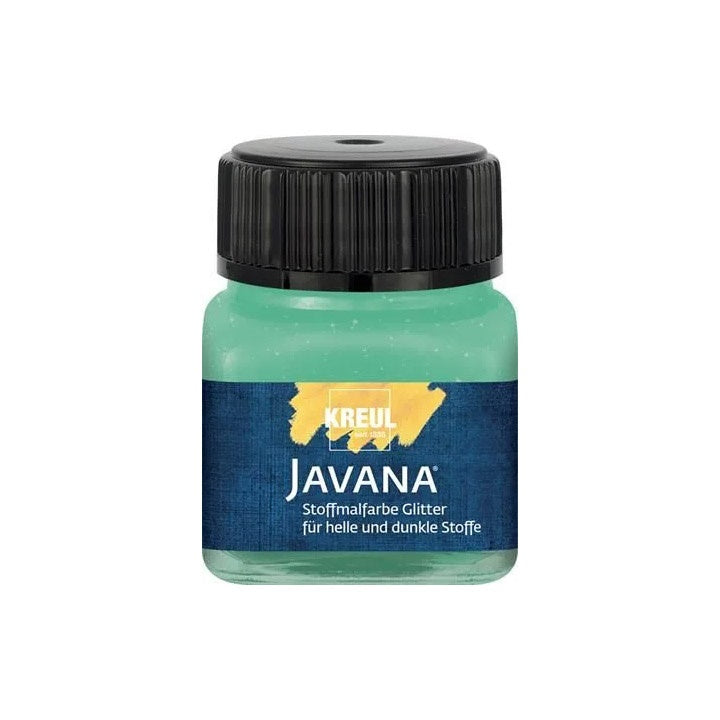 Javana Glitter текстилна боя 20ml – Смарагд