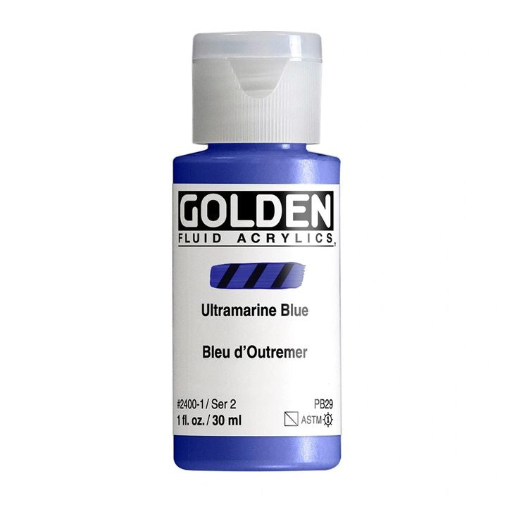 GOLDEN Течна акрилна боя 30 ml – 2400 ултрамарин синьо