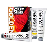 GOLDEN Heavy Body комплект акрилни бои Essentials 6 x 59 ml