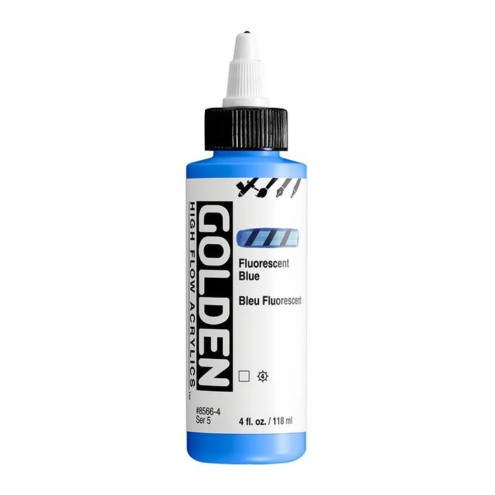 GOLDEN High Flow флуоресцентна акрилна боя 118 ml — изображение 5
