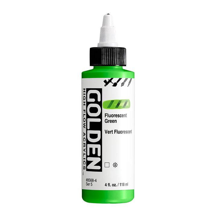 GOLDEN High Flow флуоресцентна акрилна боя 118 ml — изображение 7