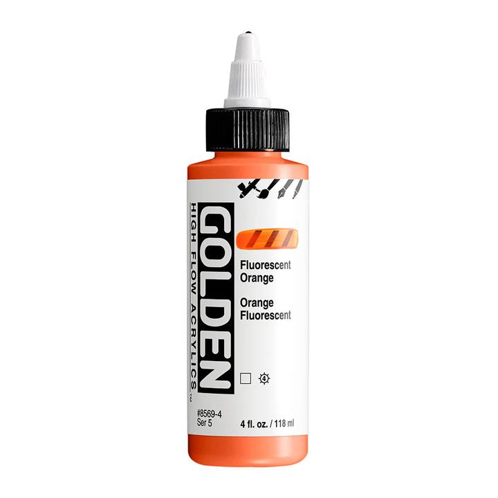 GOLDEN High Flow флуоресцентна акрилна боя 118 ml — изображение 8