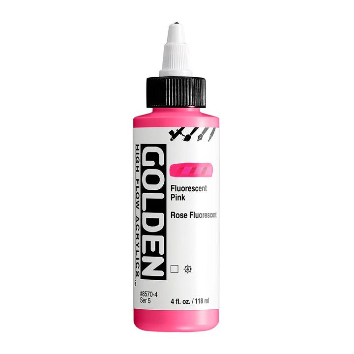 GOLDEN High Flow флуоресцентна акрилна боя 118 ml — изображение 9