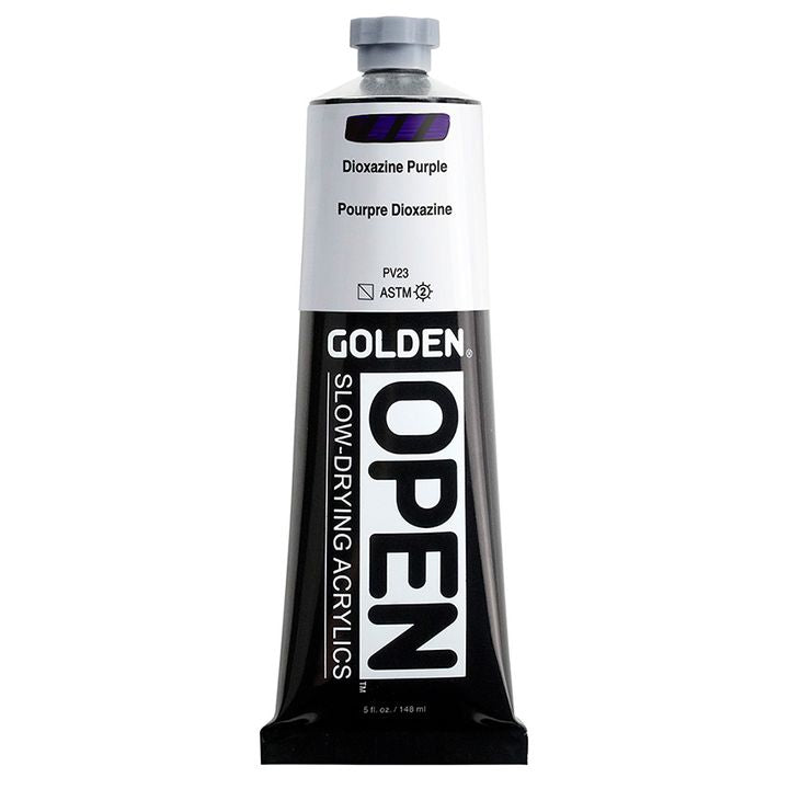 GOLDEN OPEN Бавносъхнеща акрилна боя 148 ml – 7005 Антрахиноново синьо