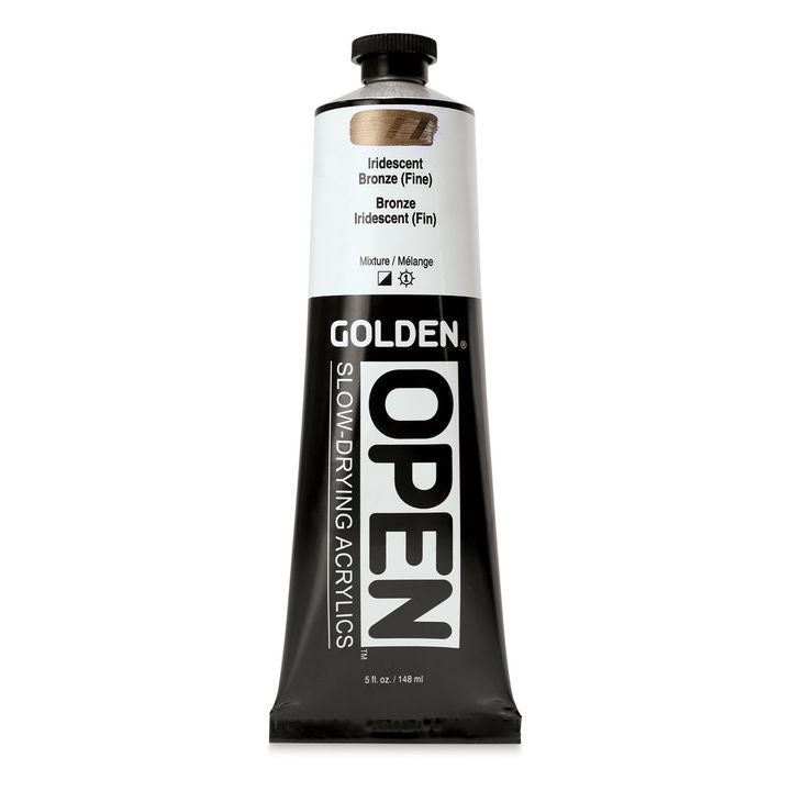 GOLDEN OPEN Бавносъхнеща преливаща акрилна боя 148 ml — изображение 4