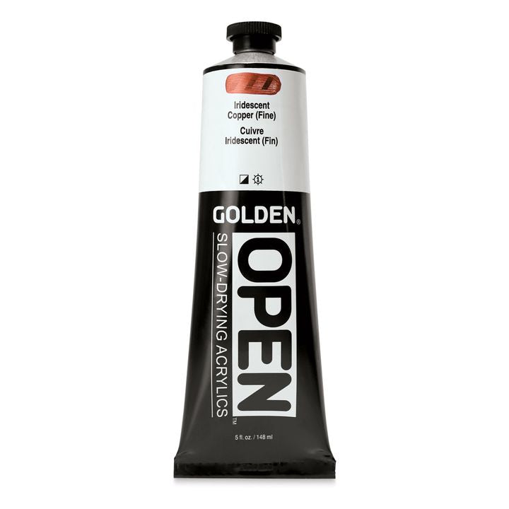 GOLDEN OPEN Бавносъхнеща преливаща акрилна боя 148 ml — изображение 5