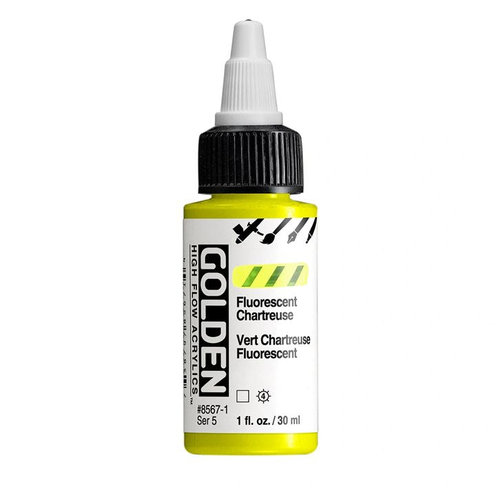 GOLDEN Висококачествена флуоресцентна акрилна боя 30 ml — изображение 6