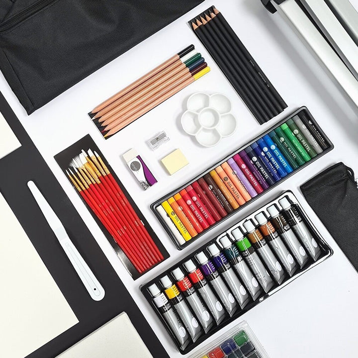 Голям художествен комплект Daler-Rowney със статив - 115 части — изображение 6
